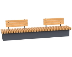 Скамья со спинкой Вааде 2, фото 1 Скамья со спинкой Вааде 2, фото 1