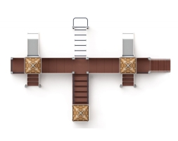 Детская игровая площадка Королевство (Картонное) ДИК 1.15.05-22 H=750, фото 5