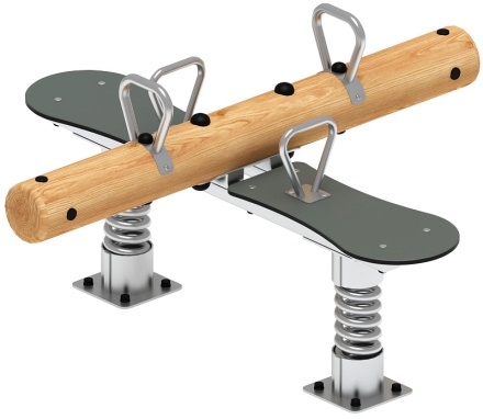 Качалка-балансир на двух пружинах (Лиственница) ИО 23.24.01-Л.И1, фото 3