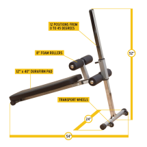 Скамья для пресса Body-Solid GAB60