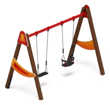 Качели двойные Д2 - ИО 12.Д.01.02.01-П.01 - (Счастливое детство)