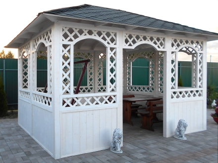 Прямоугольная беседка АЗИЯ, фото 3