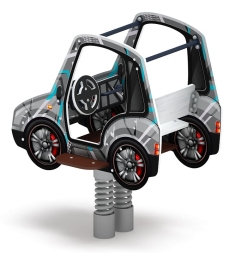 Машинка - Качалка на пружине двухместная машинка - ИО 23.03.01-04.И1, фото 2