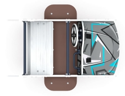 Машинка - Качалка на пружине двухместная машинка - ИО 23.03.01-04.И1, фото 5