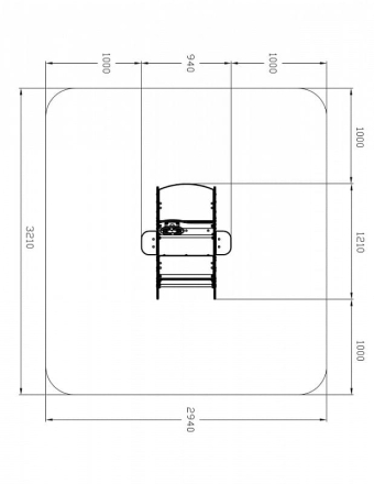Машинка - Качалка на пружине двухместная машинка - ИО 23.03.01-04.И1, фото 6