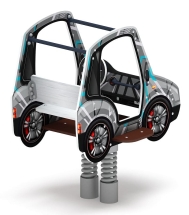 Машинка - Качалка на пружине двухместная машинка - ИО 23.03.01-04.И1