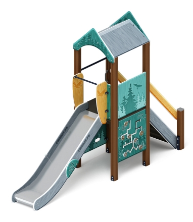 Играйте с нами (Тайга) - ДИК 2.01.1.01-13 - Игровой комплекс H=1200, фото 1