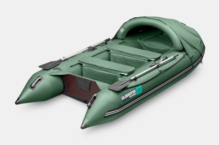 Gladiator C 330 AL ACTIVE Зеленый моторная лодка ПВХ Алюминиевый пайол, фото 2