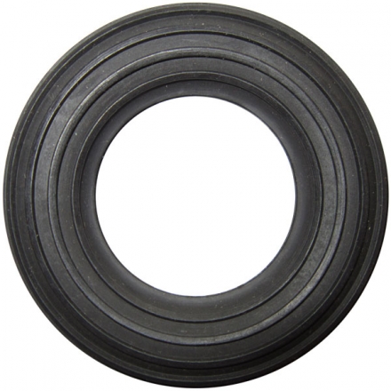 Эспандер кольцо нагрузка 55-60кг d-80мм ребристый Черный, фото 1