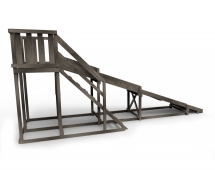 Деревянная зимняя горка Сорбет Мята 3 Деревянная зимняя горка Сорбет Мята 3