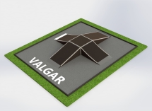 Флайбокс, трамплин, смешанный, крест