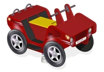 Качалка на пружине Квадроцикл КБ-35 для игровой площадки