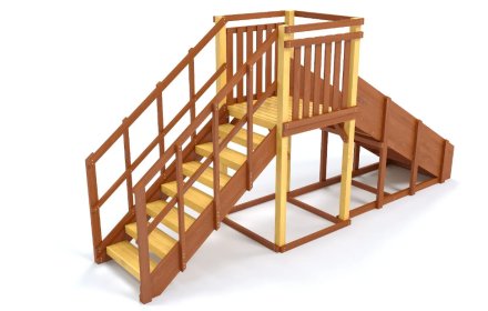 Зимняя горка Савушка Зима 2 (скат 3м), фото 3