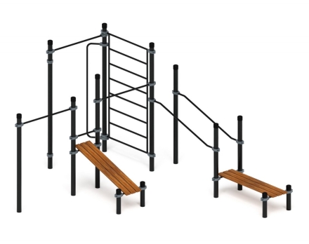 Спортивный комплекс ЛОВ 18, стойки 108 мм, фото 3