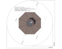 Скамья вокруг дерева Серия Q модель 2.1 Скамья вокруг дерева Серия Q модель 2.1