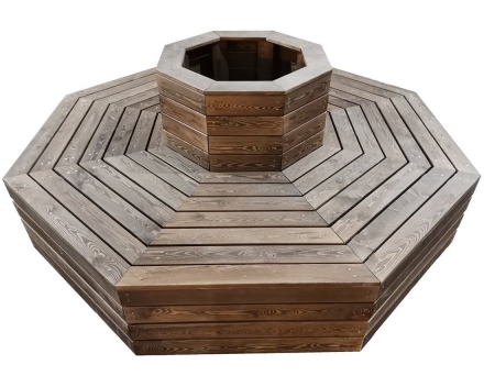 Скамья вокруг дерева Серия Q модель 2.1, фото 1