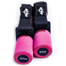 Гантель неопреновая DB-203 0,5 кг, розовая