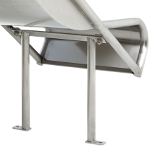 Скат KBT Steg-on L2,1 H0,9-1,0 из нержавеющей стали для игровых площадок Скат KBT Steg-on L2,1 H0,9-1,0 из нержавеющей стали для игровых площадок