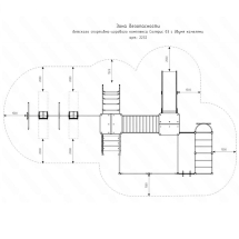 Детский игровой комплекс Солярис 03 с двумя качелями Детский игровой комплекс Солярис 03 с двумя качелями