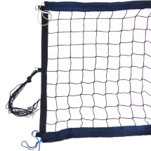 Сетка профессиональная для пляжного волейбола, 8,5х1м, нить 3 мм ПП, яч.10х10 см, черный Сетка профессиональная для пляжного волейбола, 8,5х1м, нить 3 мм ПП, яч.10х10 см, черный