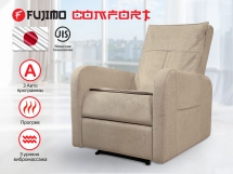 Кресло-реклайнер механический с массажем FUJIMO COMFORT CHAIR Ваниль