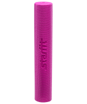 Коврик для йоги FM-101, PVC, 173x61x0,6 см, фиолетовый Коврик для йоги FM-101, PVC, 173x61x0,6 см, фиолетовый