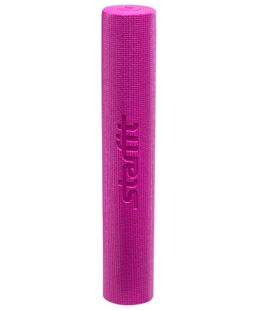 Коврик для йоги FM-101, PVC, 173x61x0,6 см, фиолетовый, фото 2