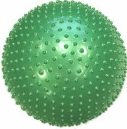 Мяч резиновый д.65,шипы (7)