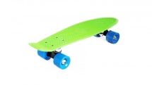 Скейт пластиковый 22х6"-18, зеленый
