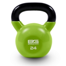 Гиря BRONZE GYM в виниловой оболочке 24 кг Гиря BRONZE GYM в виниловой оболочке 24 кг