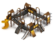 Детская игровая площадка Остров детства (Эко) H=1200 H=2000 ДИК 2.01.8.02-02