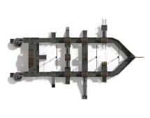 Детская игровая площадка Баркентина Летучий Голландец (нержавейка скат) ДИК 2.03.3.06-21 H=1200 Н=1500 H=2000