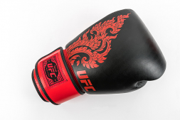 UFC Premium  True Thai Перчатки для бокса (черные), фото 4