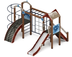 Детская игровая площадка Рада (Алтай) горка Н 1200 ДИК 2.01.2.07-04, фото 1