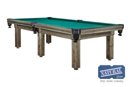 Бильярдный стол «Паж-2» 9 футов, пул, сосна, сланец, фото 1