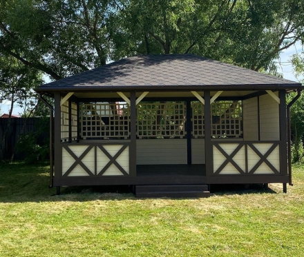 Прямоугольная беседка ЛЕДИС 1, фото 2