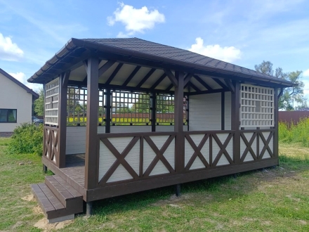 Прямоугольная беседка ЛЕДИС 1, фото 4
