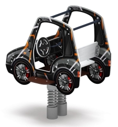 Машинка - Качалка на пружине двухместная машинка - ИО 23.03.01-05.И1, фото 2