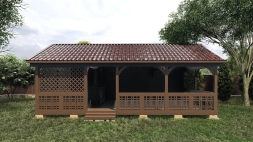 Прямоугольная беседка СОЛЕДАР, фото 2