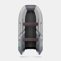 GLADIATOR E 330 S AIR SPORT Светло-темносерый моторная лодка ПВХ, фото 3