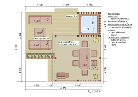 Зона Отдыха ОЛИВЕР, фото 6