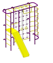 Спортивный комплекс Пионер С7СМ пурпурно/жёлтый