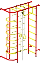 Детский спортивный комплекс Пионер 9ЛМ красно/жёлтый