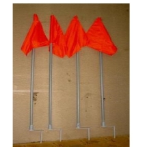 Флажки угловые с амортизатором, для футбола- комплект 4шт. Флажки угловые с амортизатором, для футбола- комплект 4шт.