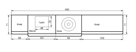 Мангал с казаном, мойкой и шкафом, фото 3