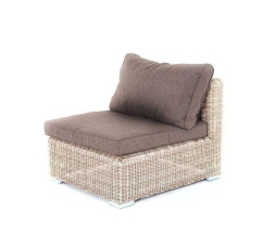 Зона 14 Лунго трансформирующаяся лаунж-зона из искусственного ротанга, цвет бежевый, фото 11