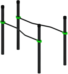 Воркаут ЛОВ 89 зеленый ВТ 101.05-02, фото 4