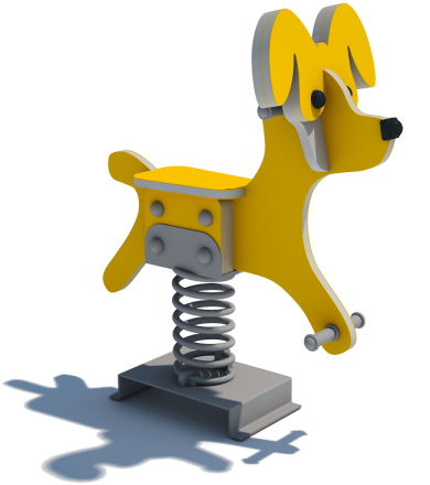 Качалка на пружине КНП-053 для детской площадки, фото 1