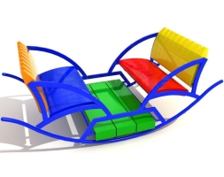 Качалка Лодочка для детской площадки, фото 2