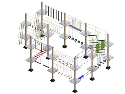 Веревочный парк Квадрат-арена, фото 3